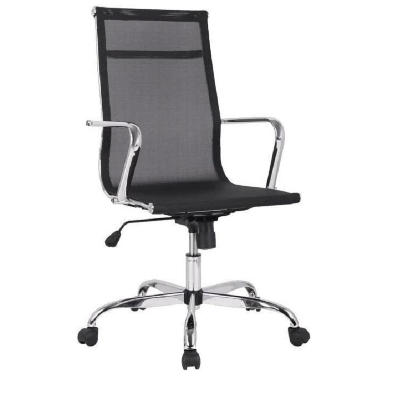 Кресло Easy Chair сетка черная, хром #1