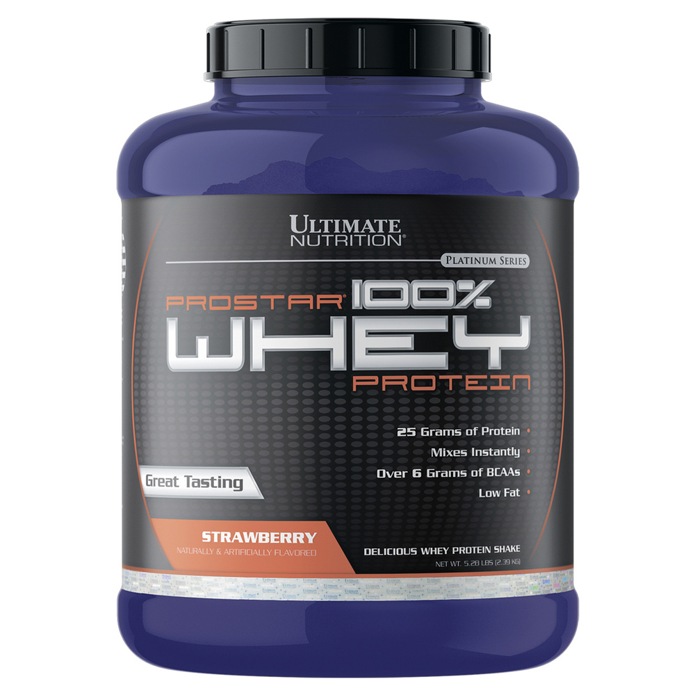 Протеин Ultimate Nutrition Prostar Whey 2390 гр Клубника #1