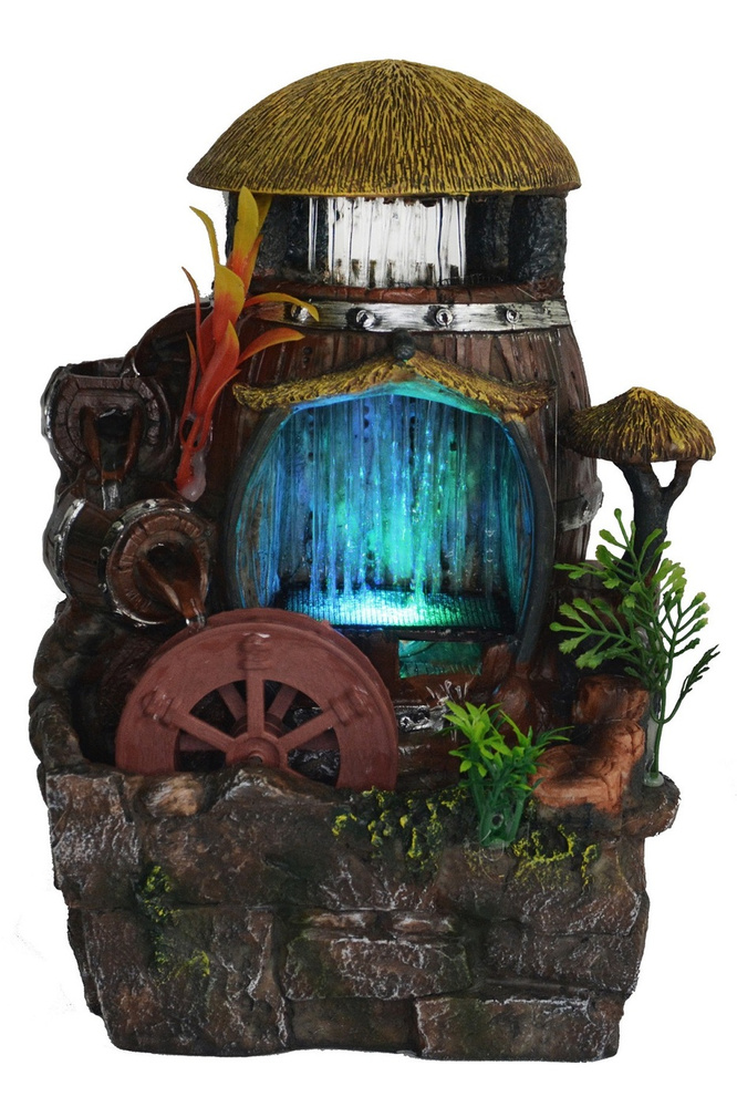 Декоративный настольный фонтан для дома Motionlamps "Бунгало"  #1