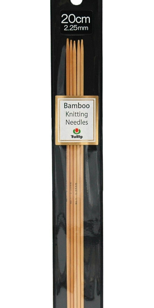 Спицы чулочные "Bamboo" 2,25мм/20см, Tulip, KND080225 #1