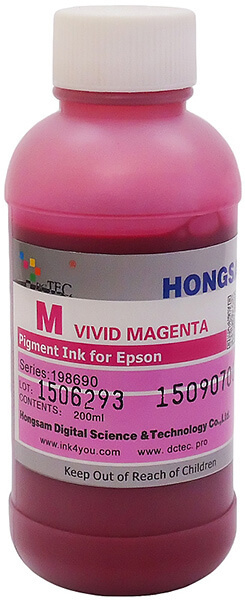 Чернила DCTec пигментные Epson Pro7900 Vivid Magenta (насыщенный пурпурный) 200 мл  #1