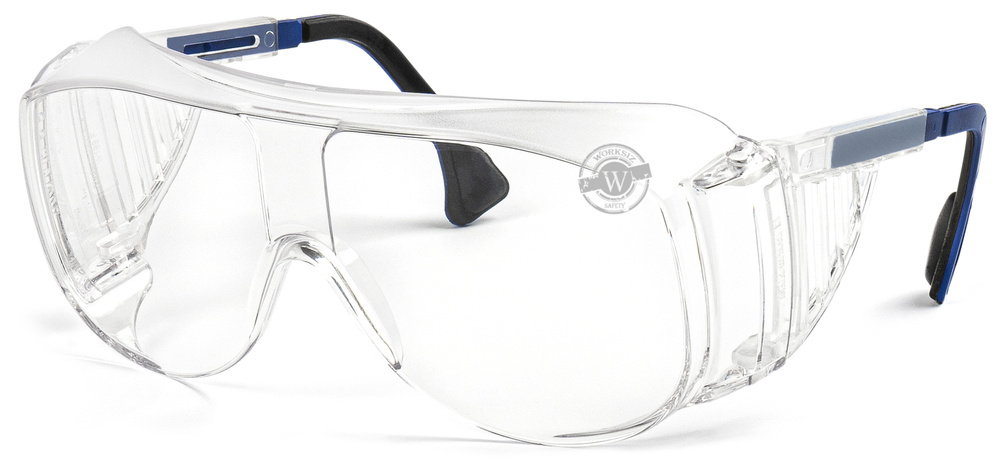 Защитные очки UVEX Visitor / Визитор 9161005 с возможность работы в корригирующих очках / прозрачные #1