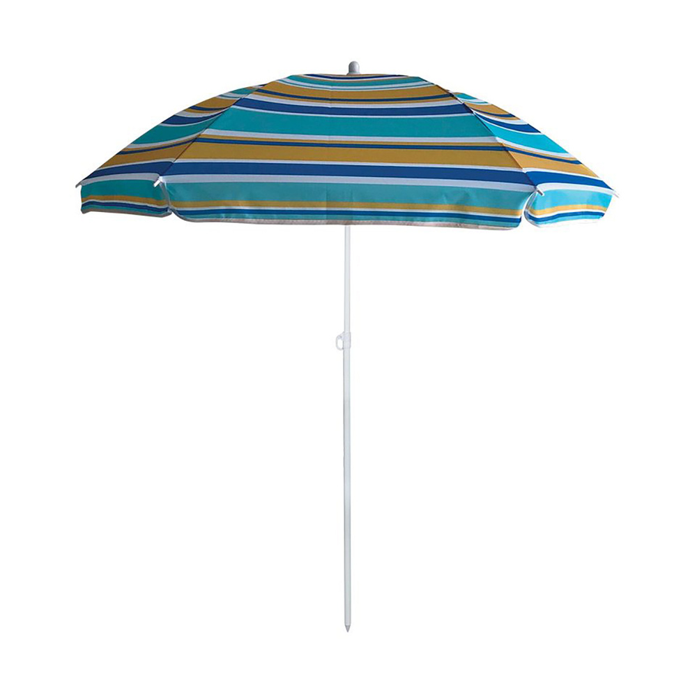Зонт пляжный bu-61 диаметр 130 см, складная штанга 170 см "ECOS"  #1