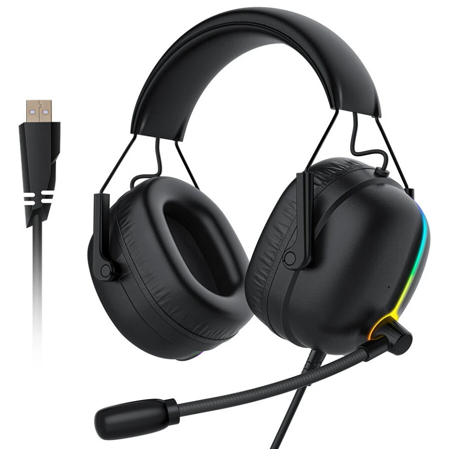 Игровые наушники BlitzWolf AirAux AA-GB4 Gaming Headphone Black #1