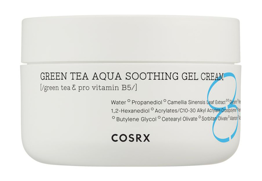 Успокаивающий гель-крем с зелёным чаем / Cosrx Hydrium Green Tea Aqua Soothing Gel Cream  #1