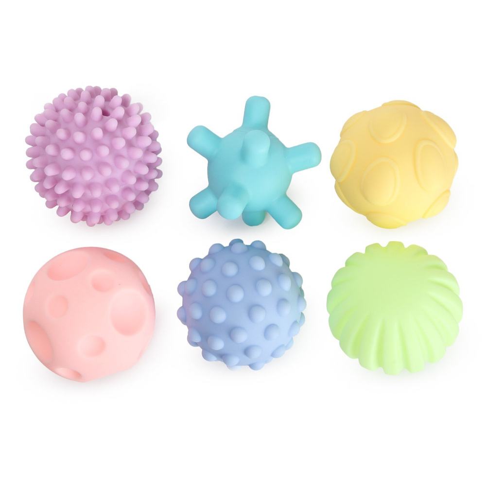 Набор тактильных мячиков / Игрушка развивающая "Тактилики" / Массажные ...