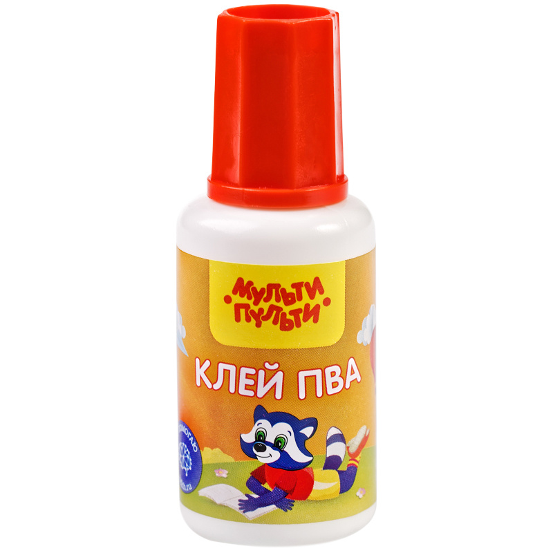 Клей ПВА, 20г, с кисточкой, КЛ-28638 #1