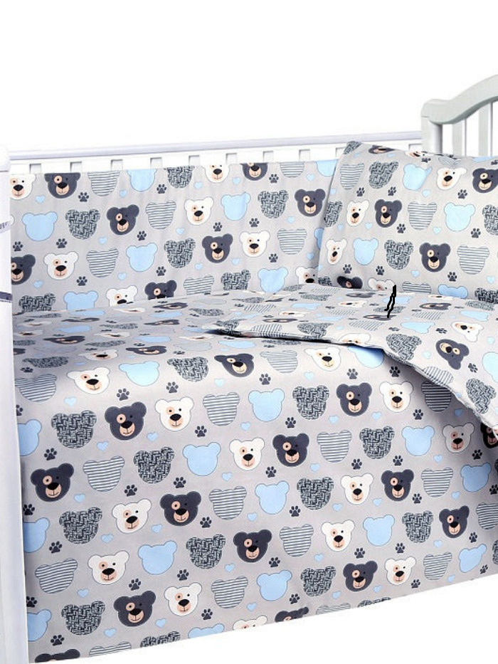 Комплект для детской кроватки  "Медвежата" #1