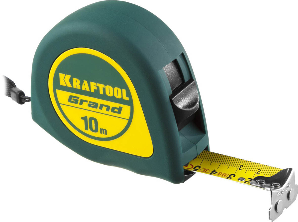 KRAFTOOL 10 м х 25 мм, рулетка GRAND 34022-10-25 #1