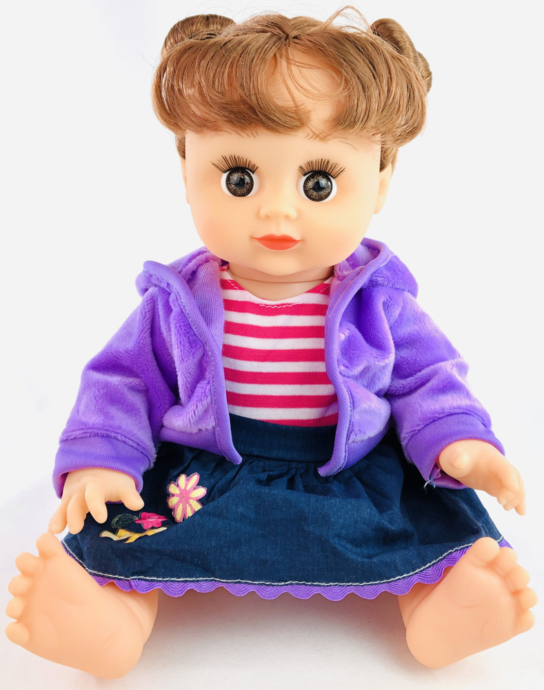 Интерактивная кукла Алина 5300, говорящая, поет песню про маму, в сумочке-рукзачке, 33 см  #1