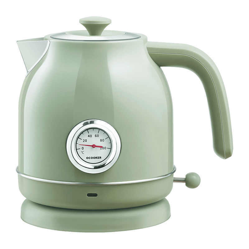 Qcooker Электрический чайник Kettle (с датчиком температуры) Green, зеленый  #1