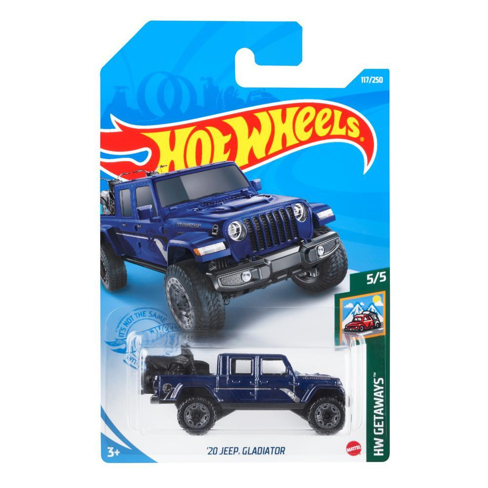 GRY54 Машинка металлическая игрушка Hot Wheels коллекционная модель 20 JEEP GLADIATOR синий  #1