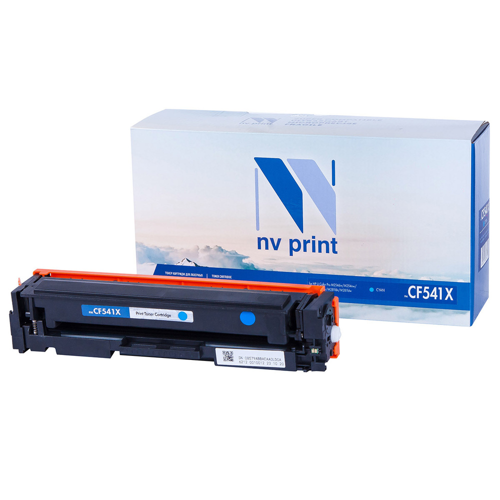 Картридж CF541X (203X) Cyan для принтера HP Color LaserJet Pro M254dw; M254nw; M254dn  #1