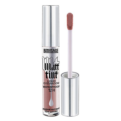 LUXVISAGE Тени для век MATT TINT LIQUID EYESHADOW WATERPROOF 12H жидкие матовые тон 106  #1