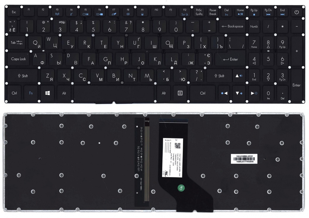Клавиатура для ноутбука Acer Predator Helios 300 G3-571, G3-572, G3-572-72YF, PH317-51, PH315-51 Series, #1
