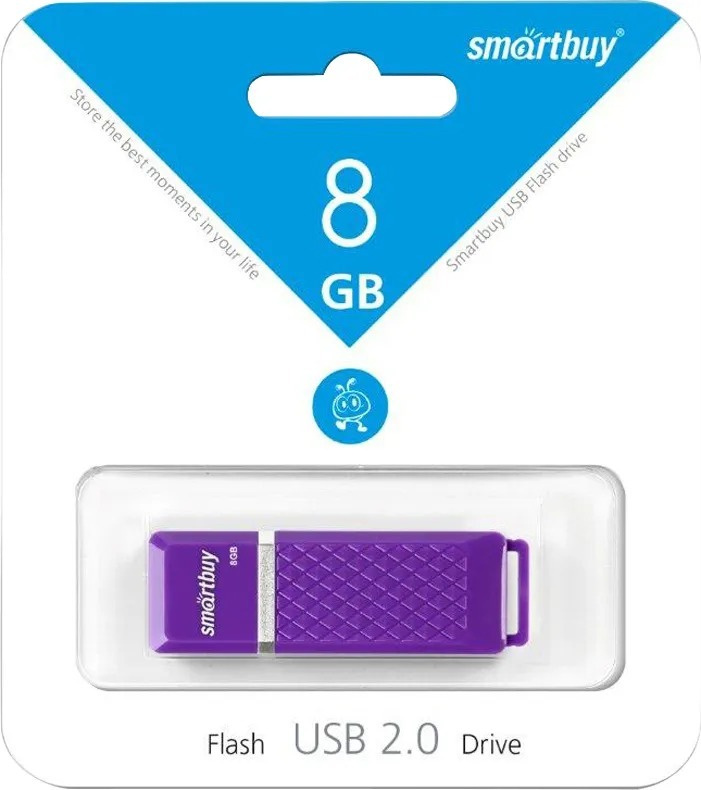 USB флэш-накопитель 8GB QUARTZ SERIES VIOLET #1