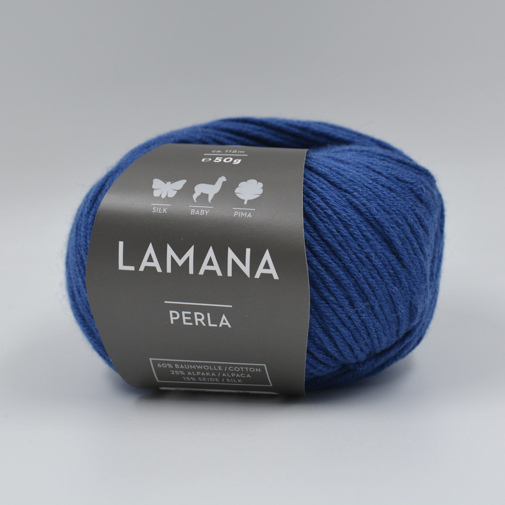 Пряжа Lamana PERLA, 3 шт. х 50г/115м #1