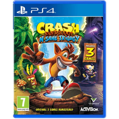 Игра Crash Bandicoot N'sane Trilogy (PlayStation 4, Английская версия) #1