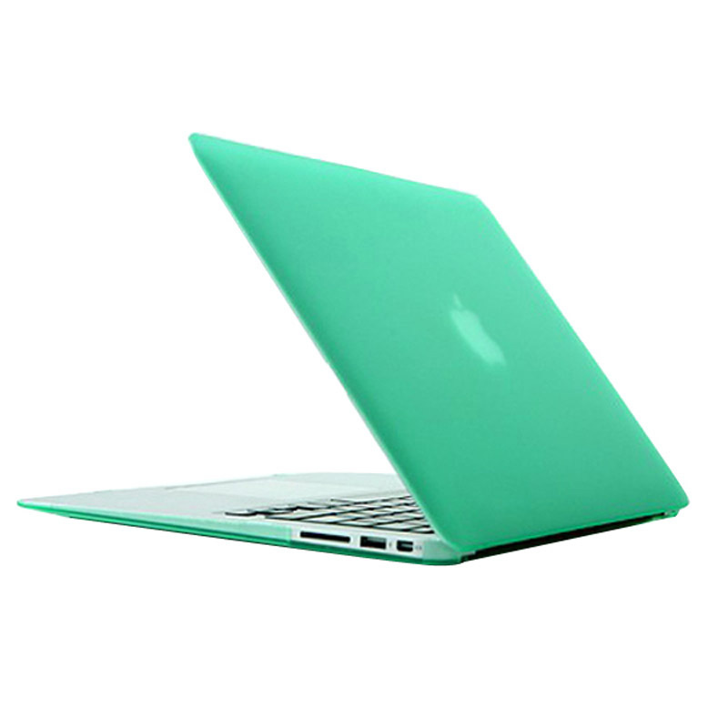 Чехол MacBook Air 11 A1465 / A1370 (2011-2015) прозрачный пластик матовый бренд BRONKA (бирюзовый)  #1