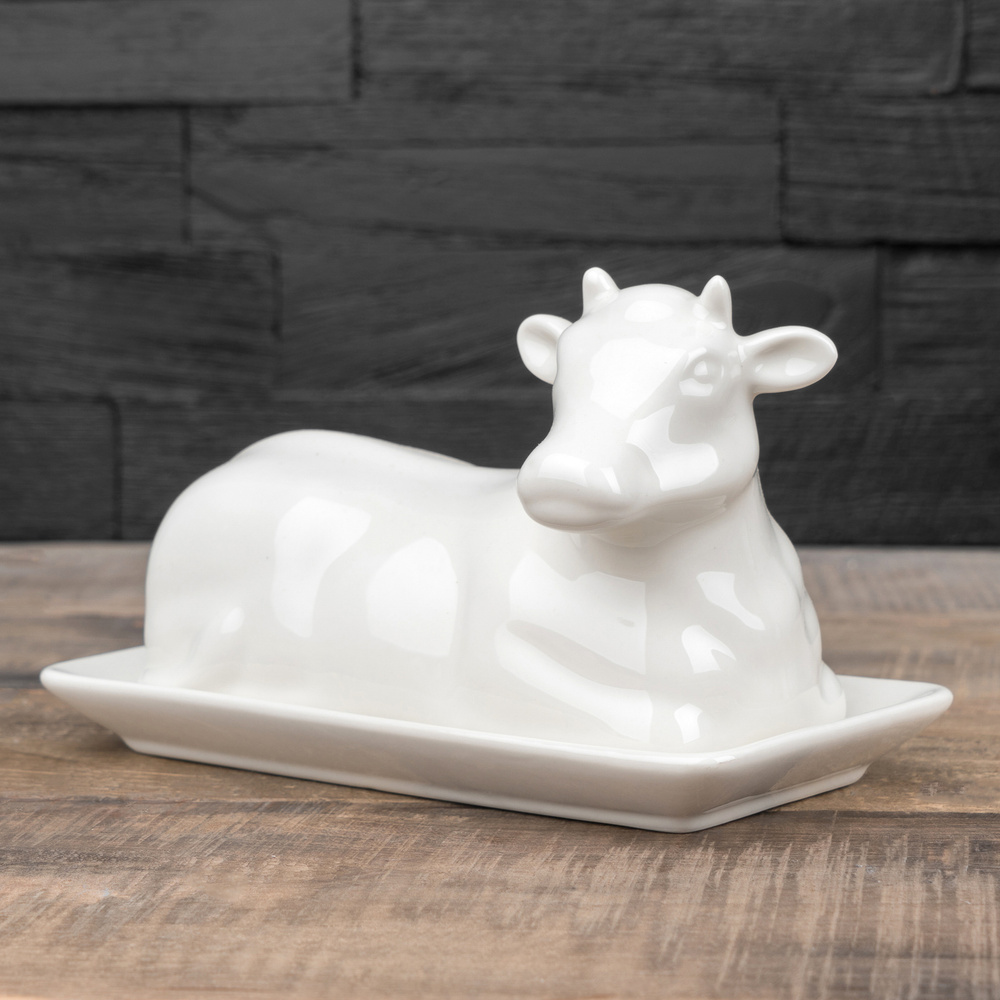 Маслёнка Cow Butter Dish #1