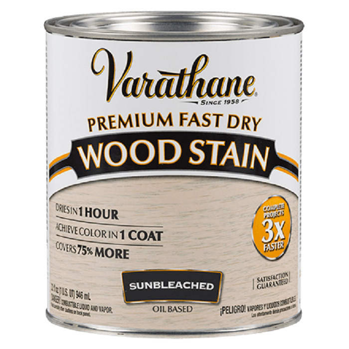 Морилка - Масло Для Дерева Varathane Premium Fast Dry Wood Stain Выбеленное Дерево 0,946л  #1