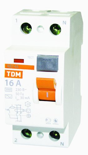 TDM Electric Дифференциальный автомат 2P 16А 30мА #1