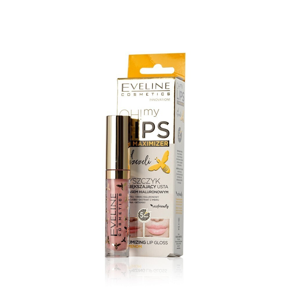 Eveline Cosmetics OH! MY LIPS - LIP MAXIMIZER Блеск для увеличения объема губ, Пчелиный яд, 4.5 мл  #1