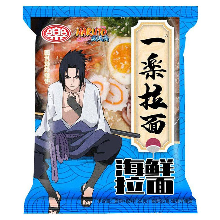 Лапша быстрого приготовления Naruto со вкусом морепродуктов, 140 г Корея  #1