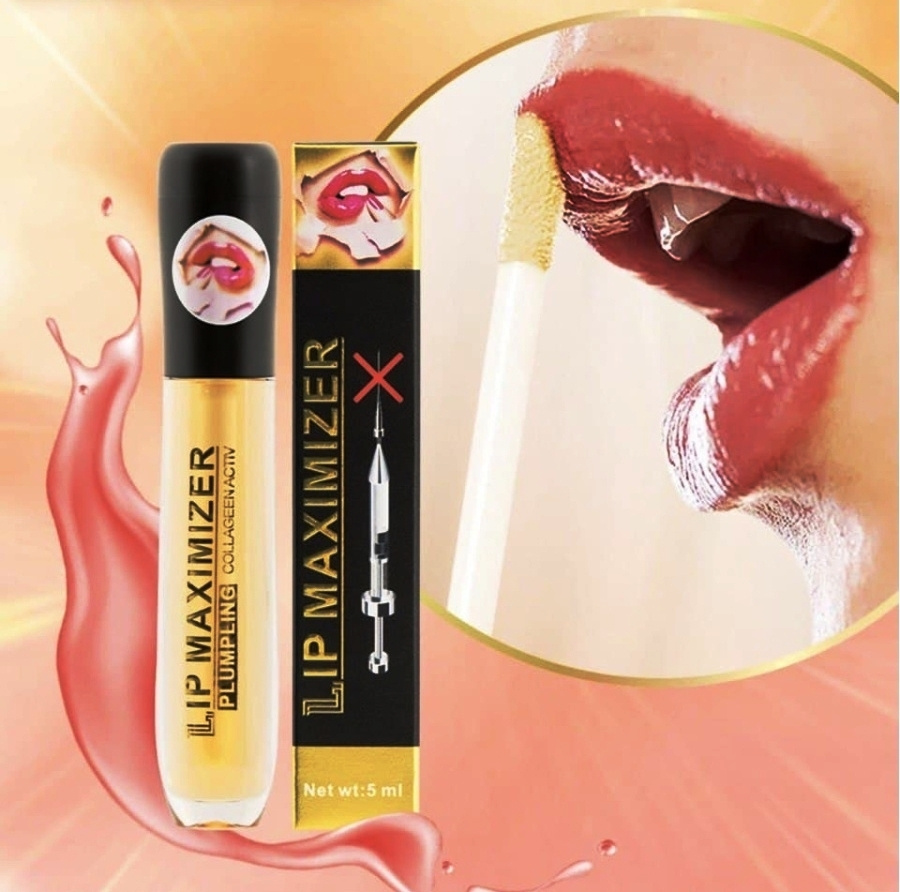 krasolina/Блеск для губ Kiss Beauty Lip Maximizer/ Блеск для для увеличения губ/ Блеск для губ с эффектом #1