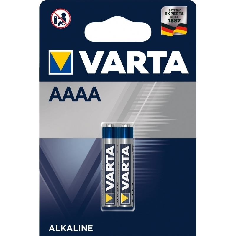 Батарейка VARTA AAAA / LR61 / 25A / LR8D425 Alkaline (щелочная) 2 шт #1