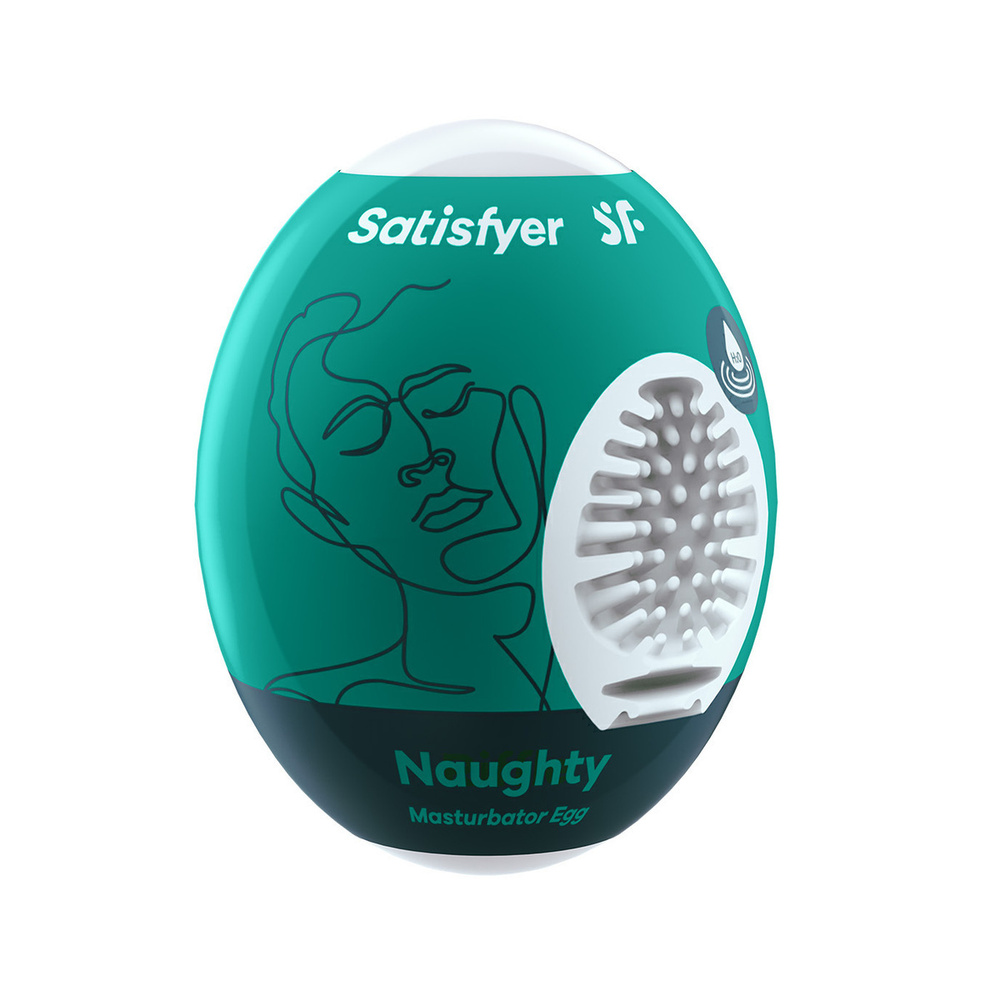 Влажный мастурбатор яйцо Satisfyer Egg Single Naughty Сатисфаер #1