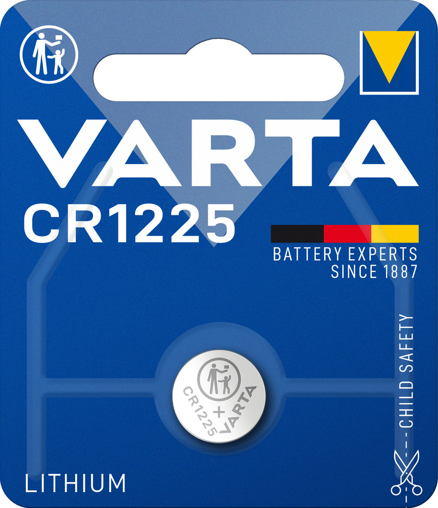 Varta Батарейка CR1225, Литиевый тип, 3 В, 1 шт #1