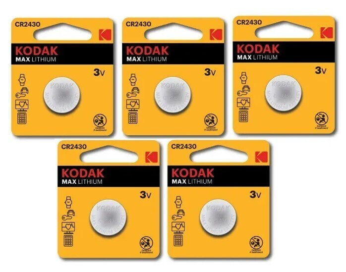 Батарейка Kodak CR2430 литиевая 5 шт. #1