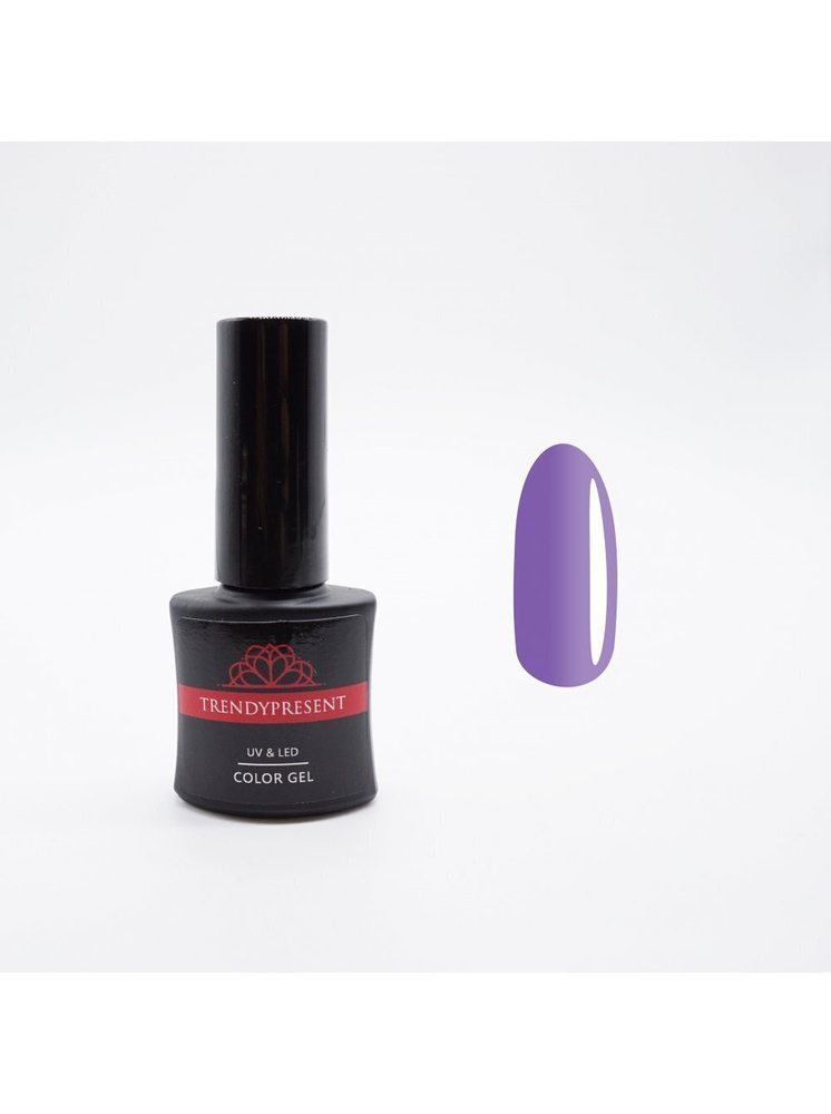 Trendypresent гель-лак люкс качества нежно-фиолетовый 09 #1