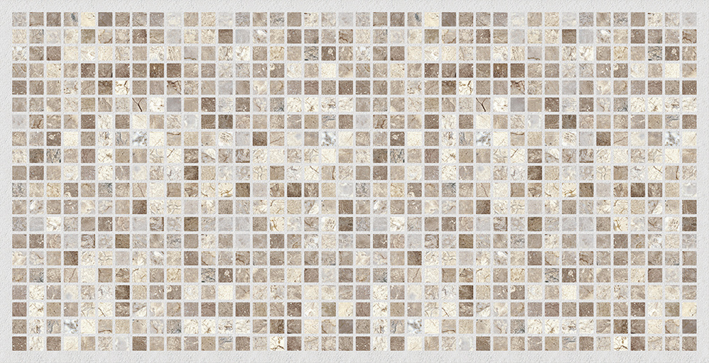 Листовая панель ПВХ мозаика Травертино 960х485 мм (10 шт) #1
