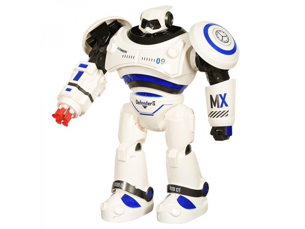 Большой интерактивный РУСИФИЦИРОВАННЫЙ робот "ГРАВИТОН", 35 см, оранжевый/синий. Товар уцененный  #1