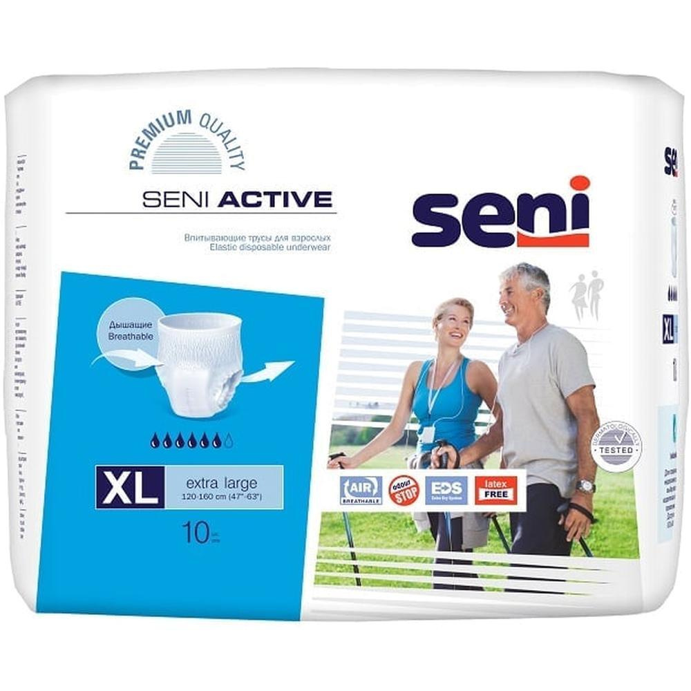 Трусы впитывающие Seni Active, XL (10 шт.) #1