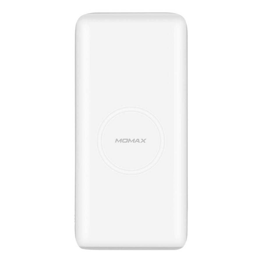 Внешний аккумулятор с беспроводной зарядкой Momax Q.Power2 Wireless Battery 10000 mAh - White  #1