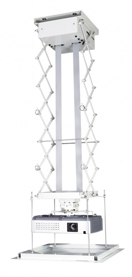Лифт SOK Cinema моторизованный потолочный белый 150 см до 20 кг для проектора (SLJ1500)  #1