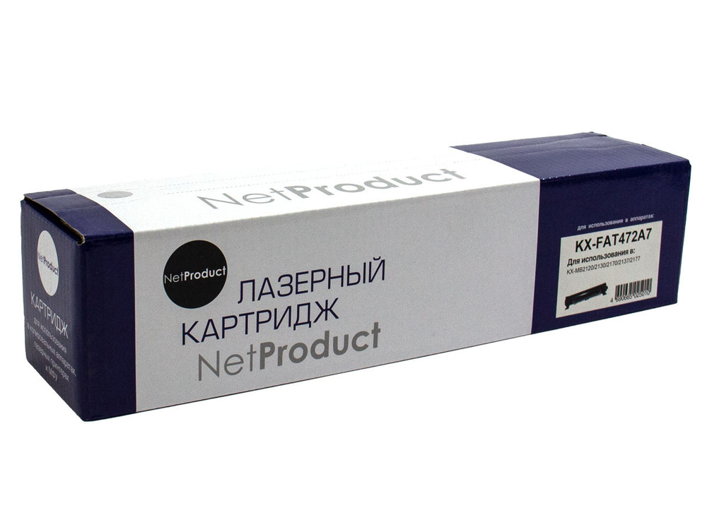 Тонер-картридж NetProduct (N-KX-FAT472A7) для Panasonic KX-MB2110/2130/2170, 2K #1