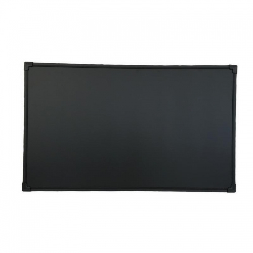 Доска магнитно-меловая 100х150 см, BoardSYS, черная, настенная с полочкой  #1