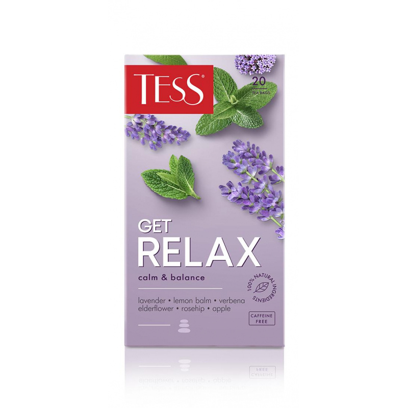 Чай Tess Get Relax чайный напиток с добавками, 1,5гх20шт/уп #1