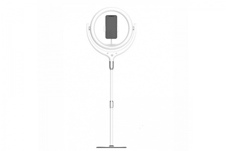 Кольцо-лампа для селфи JMARY F-539B, со штативом, USB, белый, зажим, кронштейн  #1