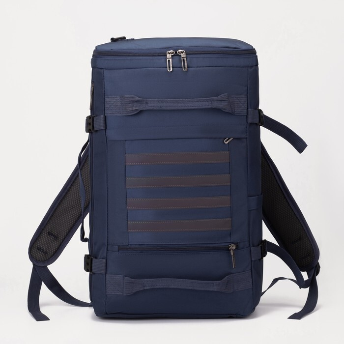 Рюкзак туристический на молнии, 25 литров, цвет синий, 30х12х41 см  #1