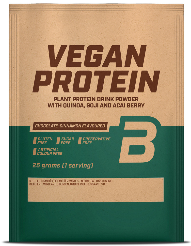 Вегетарианский протеин / растительный / BiotechUSA Vegan Protein 25 г шоколад-корица  #1