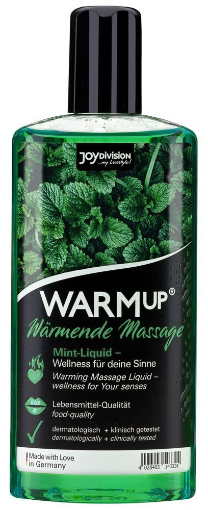 Массажное масло WARMup Mint с ароматом мяты - 150 мл. #1