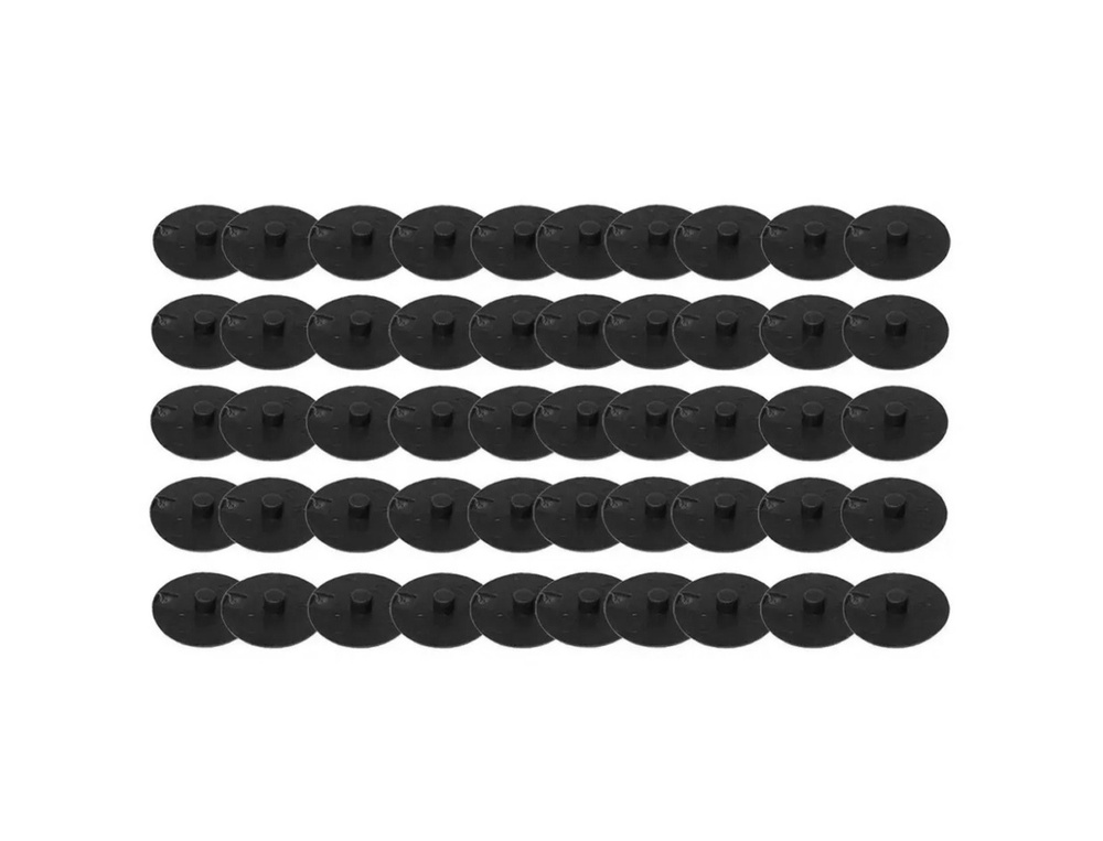 Заглушка мебельного эксцентрика D4 мм, черная, 100 шт / комплект пластиковых декоративных заглушек эксцентриковой #1
