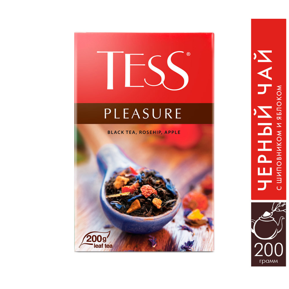 Чай листовой 200 г Tess "Pleasure", 1 шт #1