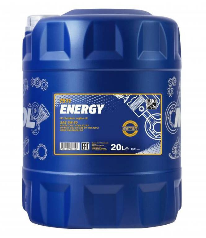 MANNOL Energy 5W-30 Масло моторное, Синтетическое, 20 л #1