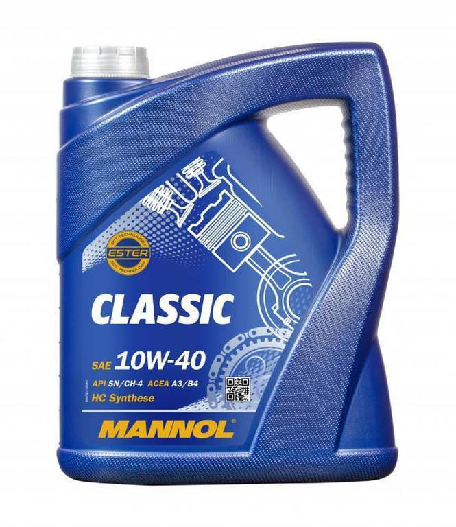 MANNOL Classic 10W-40 Масло моторное, Полусинтетическое, 5 л #1